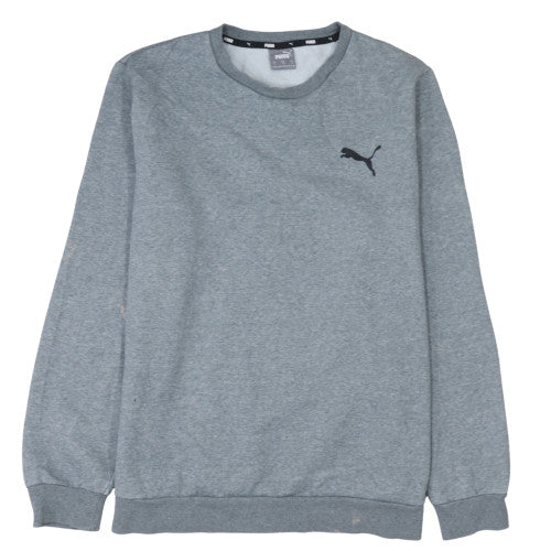 Mens UK Size XL Puma Grey Pullover Sweatshirt