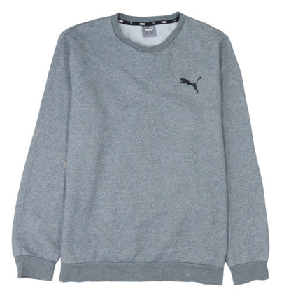 Mens UK Size XL Puma Grey Pullover Sweatshirt