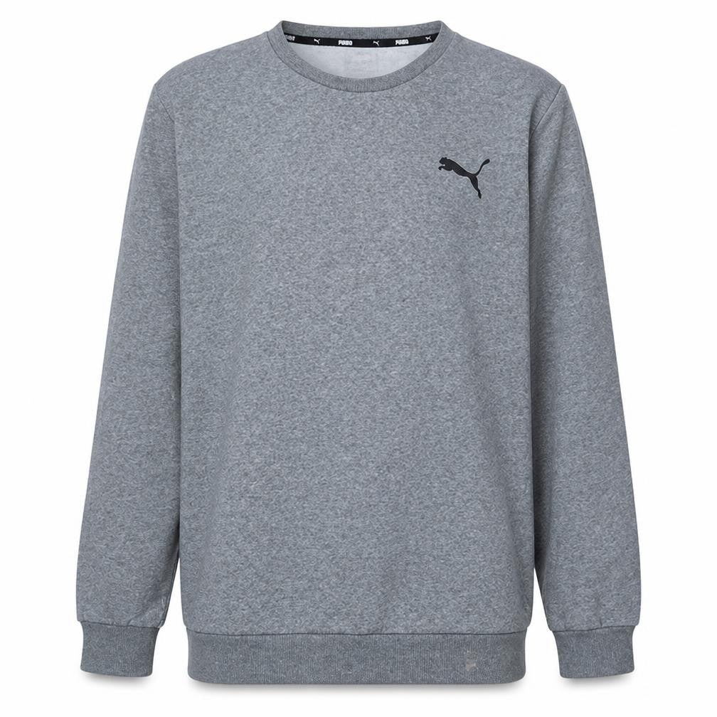 Mens UK Size XL Puma Grey Pullover Sweatshirt
