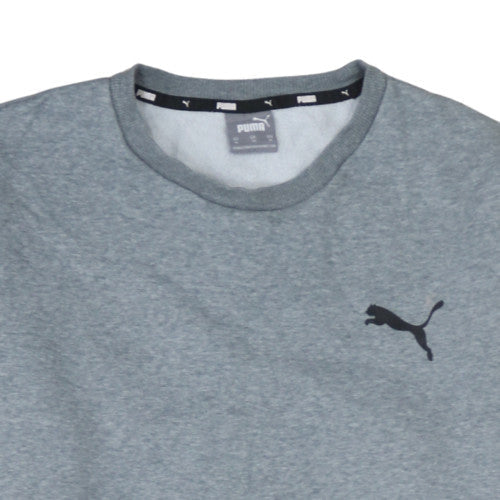 Mens UK Size XL Puma Grey Pullover Sweatshirt