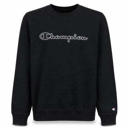 Mens UK Size L Champion Black Pullover Sweatshirt