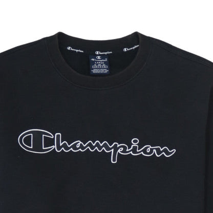 Mens UK Size L Champion Black Pullover Sweatshirt