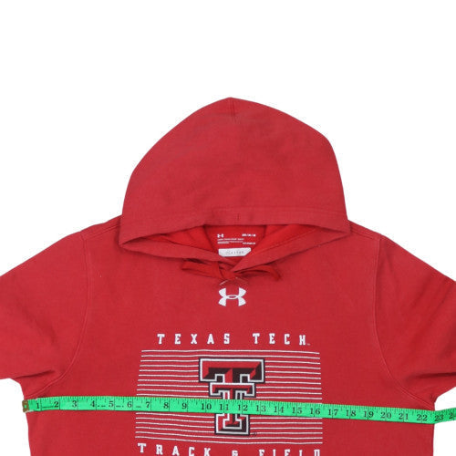Mens UK Size M Under Armour Red Pullover Hoodie