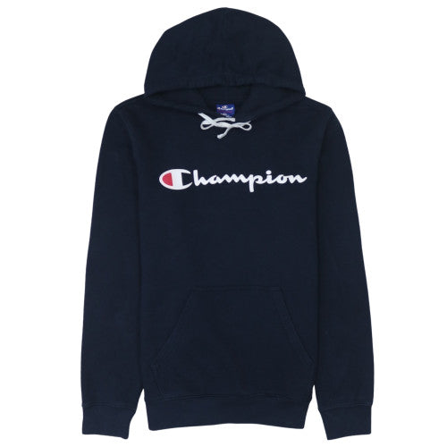 Mens UK Size S Champion Blue Pullover Hoodie
