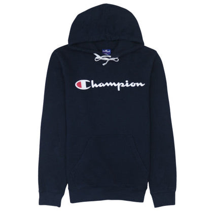 Mens UK Size S Champion Blue Pullover Hoodie