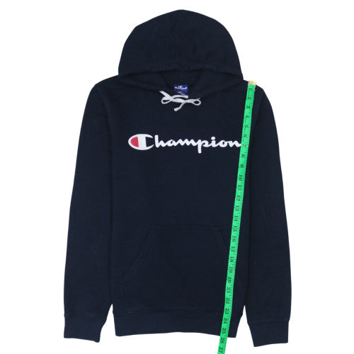 Mens UK Size S Champion Blue Pullover Hoodie
