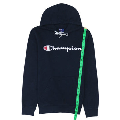 Mens UK Size S Champion Blue Pullover Hoodie