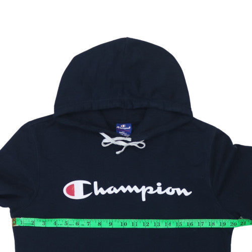 Mens UK Size S Champion Blue Pullover Hoodie