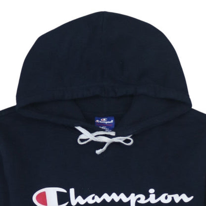 Mens UK Size S Champion Blue Pullover Hoodie