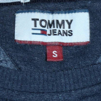 Mens UK Size S Tommy Jeans Blue Pullover Sweatshirt