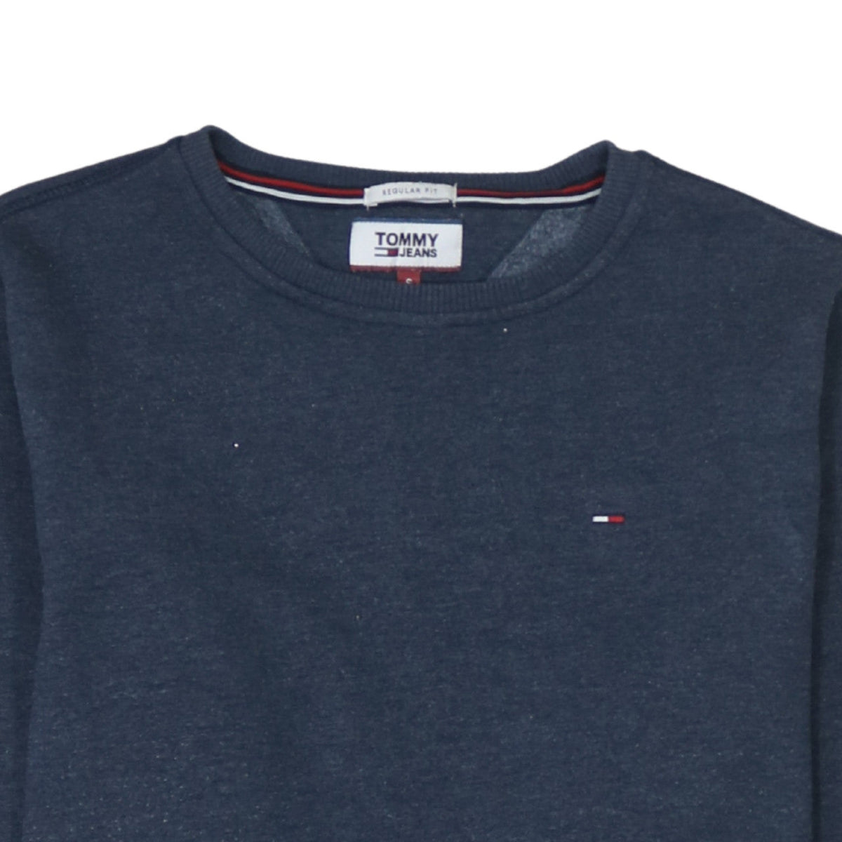 Mens UK Size S Tommy Jeans Blue Pullover Sweatshirt