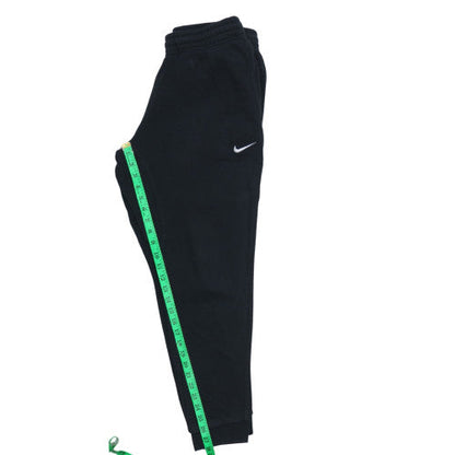 Nike Men's Black Jogger Trousers M Fleece Cotton Blend