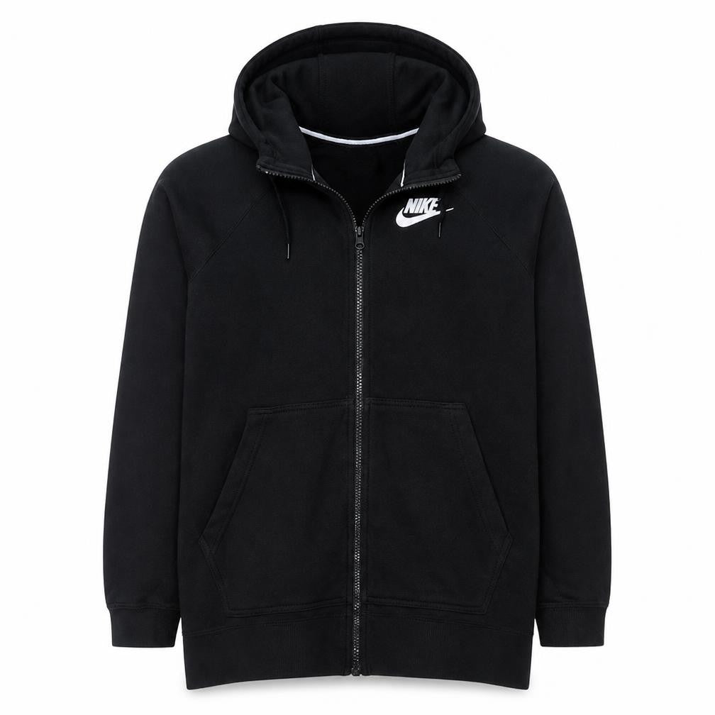 Womens UK Size XL Nike Black Full Zip Hoodie
