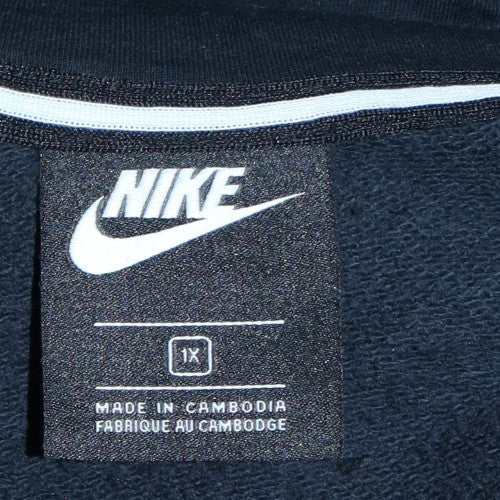 Womens UK Size XL Nike Black Full Zip Hoodie