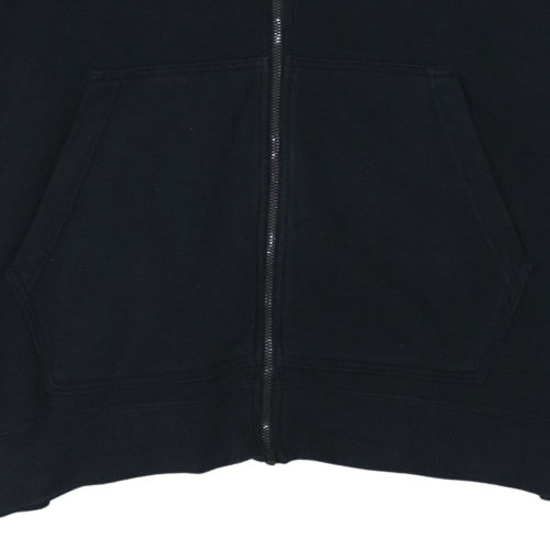 Womens UK Size XL Nike Black Full Zip Hoodie