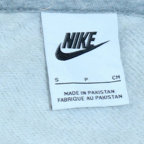 Womens UK Size S Nike Grey Pullover Hoodie