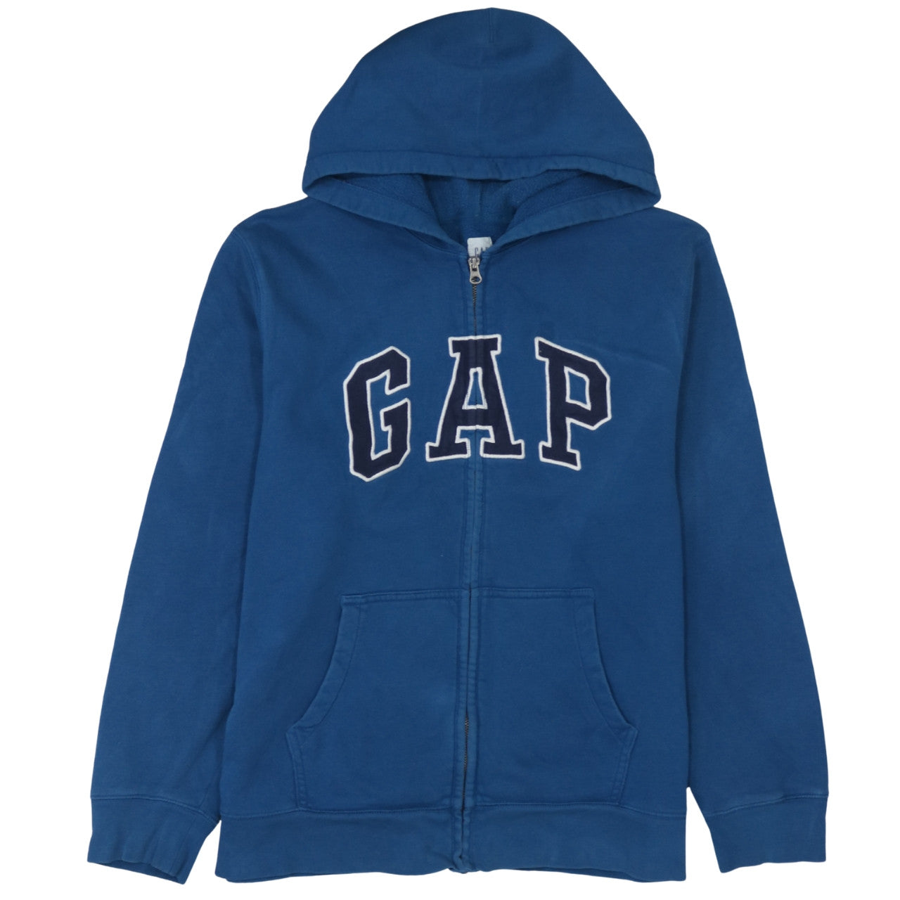 Mens UK Size XL GAP Blue Full Zip Hoodie