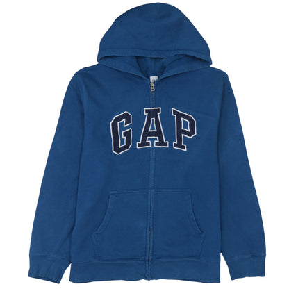 Mens UK Size XL GAP Blue Full Zip Hoodie
