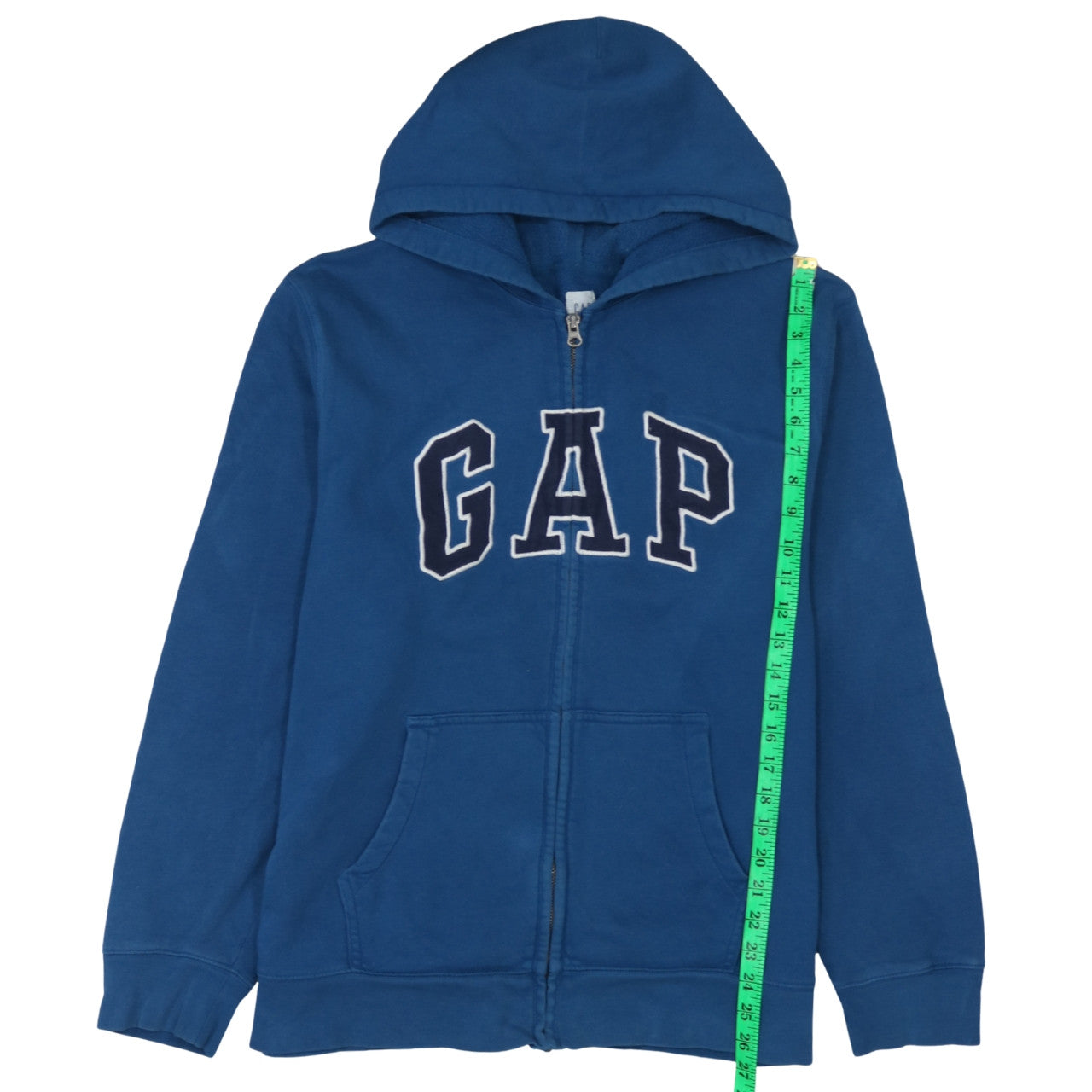 Mens UK Size XL GAP Blue Full Zip Hoodie