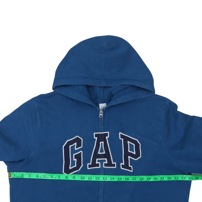 Mens UK Size XL GAP Blue Full Zip Hoodie