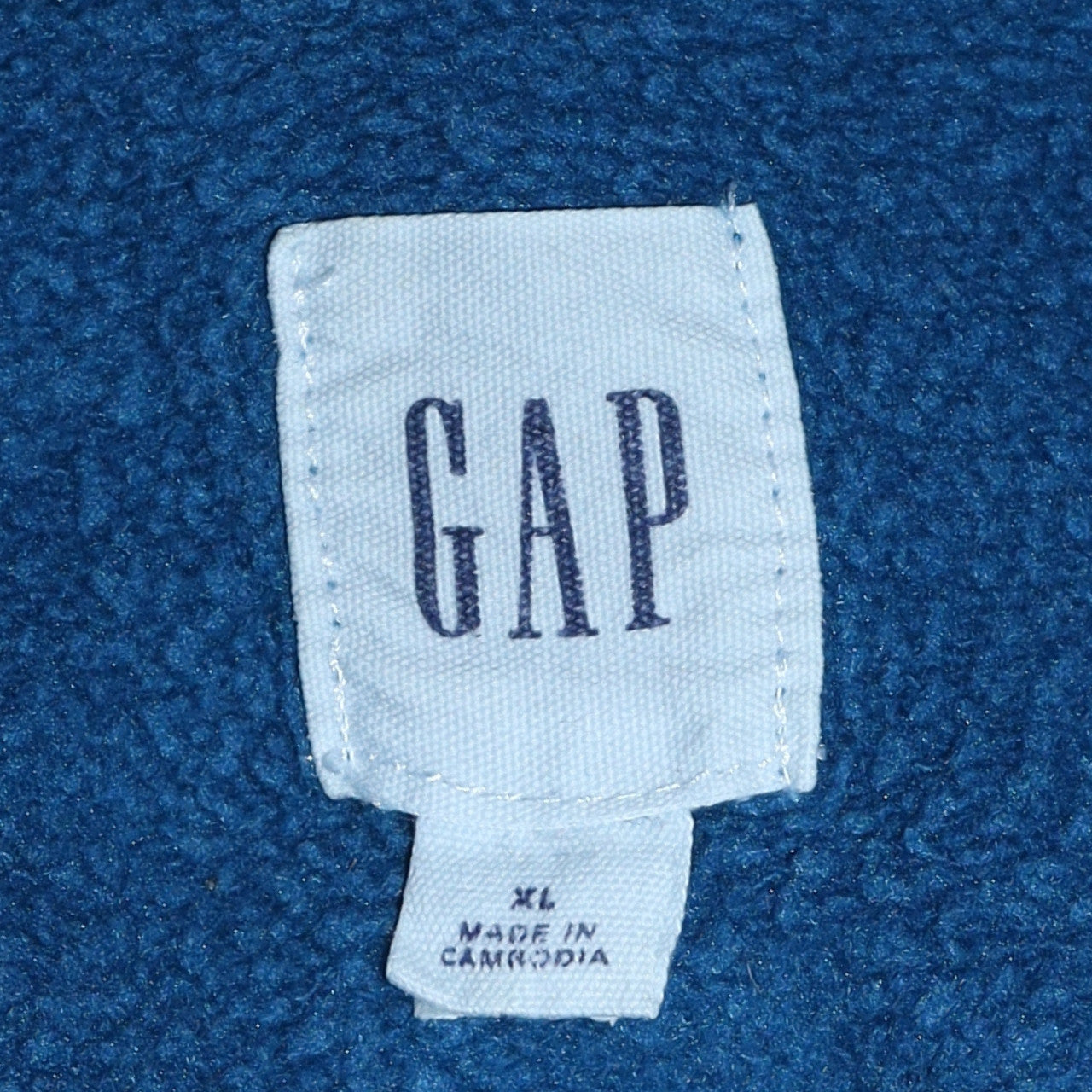 Mens UK Size XL GAP Blue Full Zip Hoodie