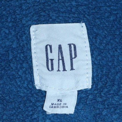 Mens UK Size XL GAP Blue Full Zip Hoodie
