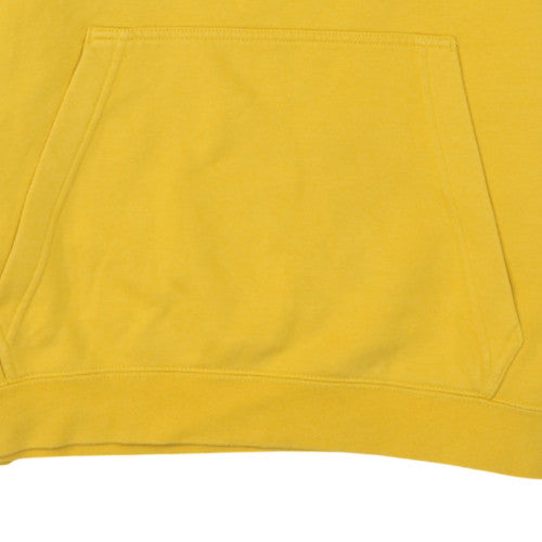 Mens UK Size M Nike Yellow Pullover Hoodie
