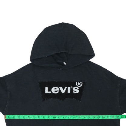 Mens UK Size XS Levi's Black Pullover Hoodie