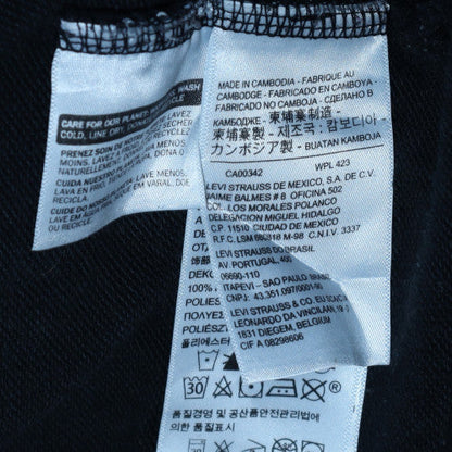 Mens UK Size XS Levi's Black Pullover Hoodie