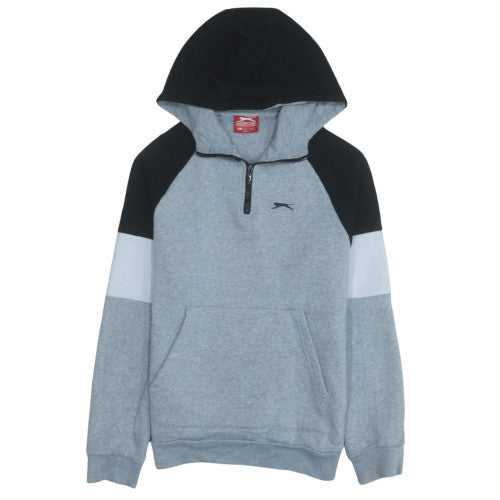 Mens UK Size S Slazenger Grey 1/2 Zip Hoodie