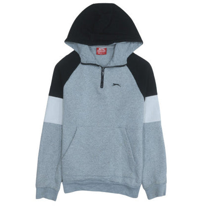 Mens UK Size S Slazenger Grey 1/2 Zip Hoodie