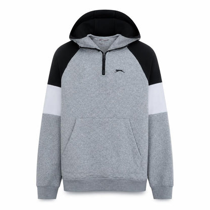 Mens UK Size S Slazenger Grey 1/2 Zip Hoodie