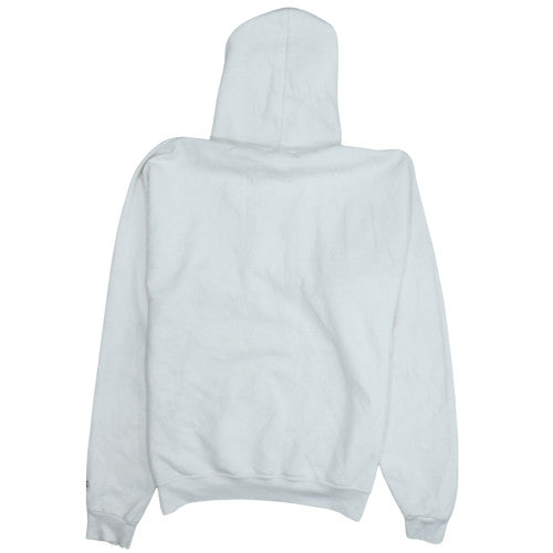 Mens UK Size L Champion White Pullover Hoodie