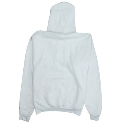 Mens UK Size L Champion White Pullover Hoodie