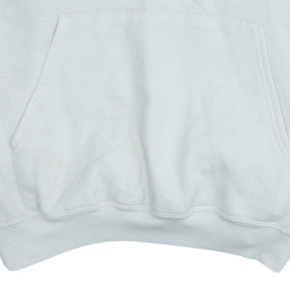 Mens UK Size L Champion White Pullover Hoodie