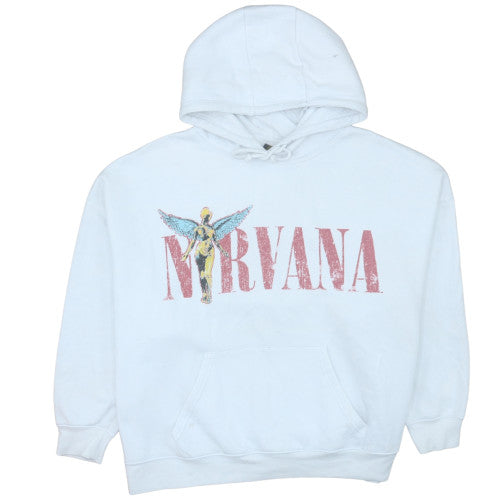 Womens UK Size L Primark White Pullover Hoodie