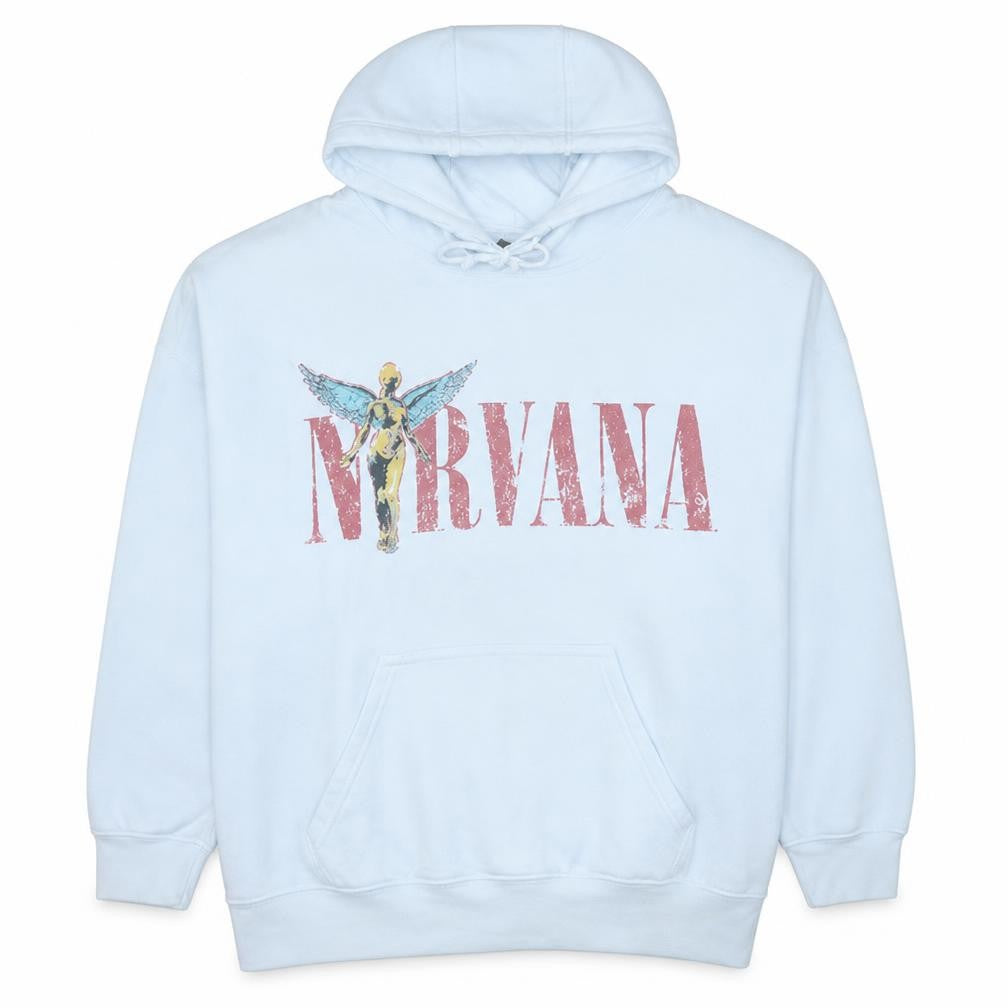 Womens UK Size L Primark White Pullover Hoodie
