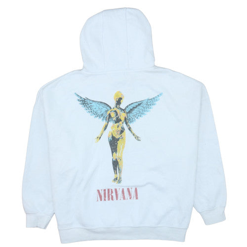Womens UK Size L Primark White Pullover Hoodie