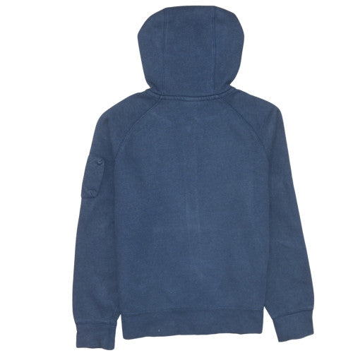 Mens UK Size M Nike Blue Full Zip Hoodie