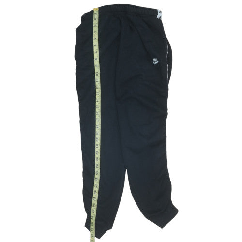 Nike Men's Black Jogger Sweatpants Medium Fleece Elastic Waist