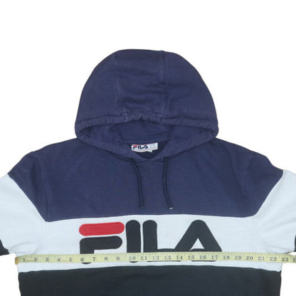 Fila Men’s Multicoloured Pullover Hoodie Medium Logo Hooded Sweatshirt