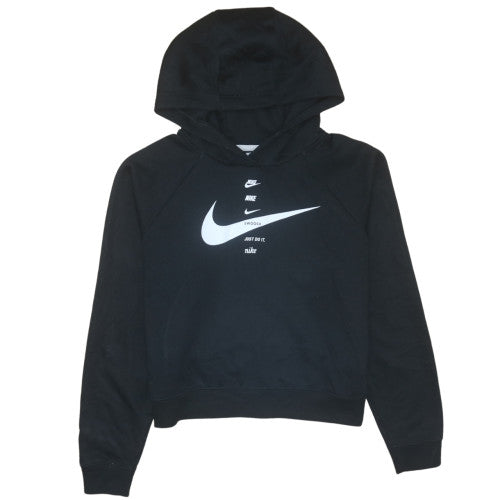 Womens UK Size S Nike Black Pullover Hoodie