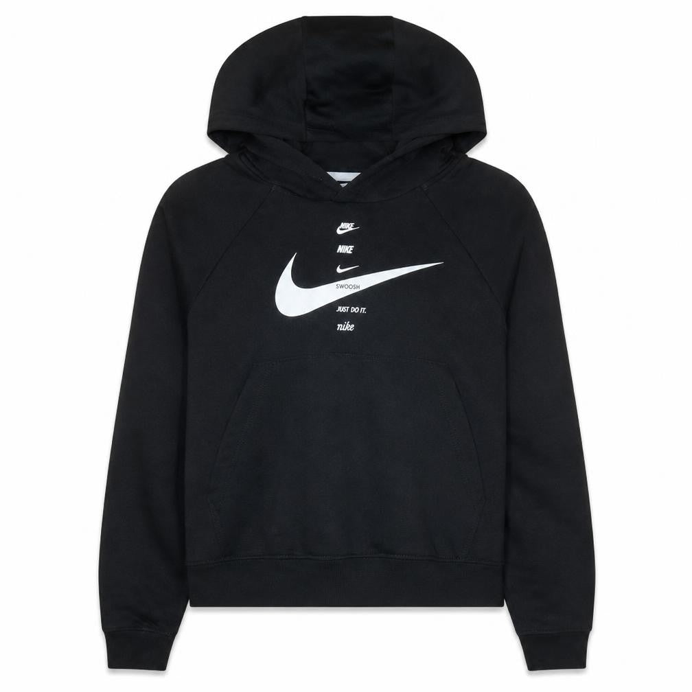 Womens UK Size S Nike Black Pullover Hoodie
