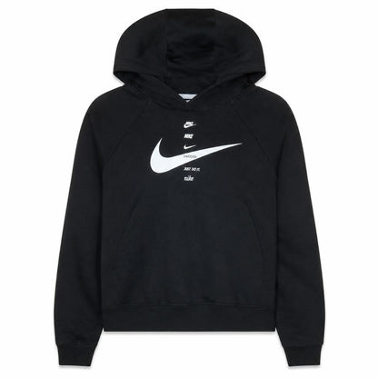 Womens UK Size S Nike Black Pullover Hoodie
