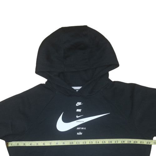 Womens UK Size S Nike Black Pullover Hoodie