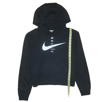 Womens UK Size S Nike Black Pullover Hoodie