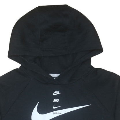 Womens UK Size S Nike Black Pullover Hoodie