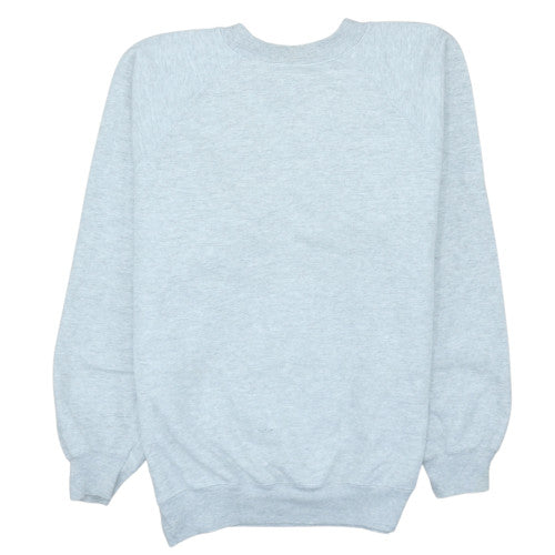Mens UK Size S Fruit of the Loom Grey Pullover Sweatshirt