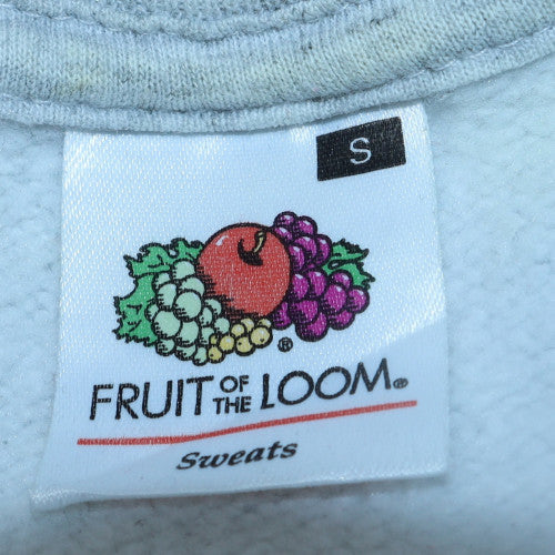 Mens UK Size S Fruit of the Loom Grey Pullover Sweatshirt