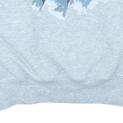 Mens UK Size S Fruit of the Loom Grey Pullover Sweatshirt